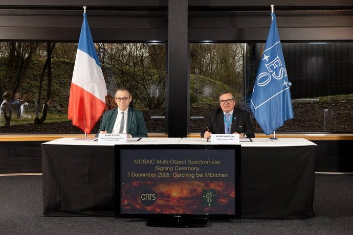 Observatorio Europeo Astral (ESO) firma un acuerdo para el instrumento MOSAIC en el telescopio más grande del mundo