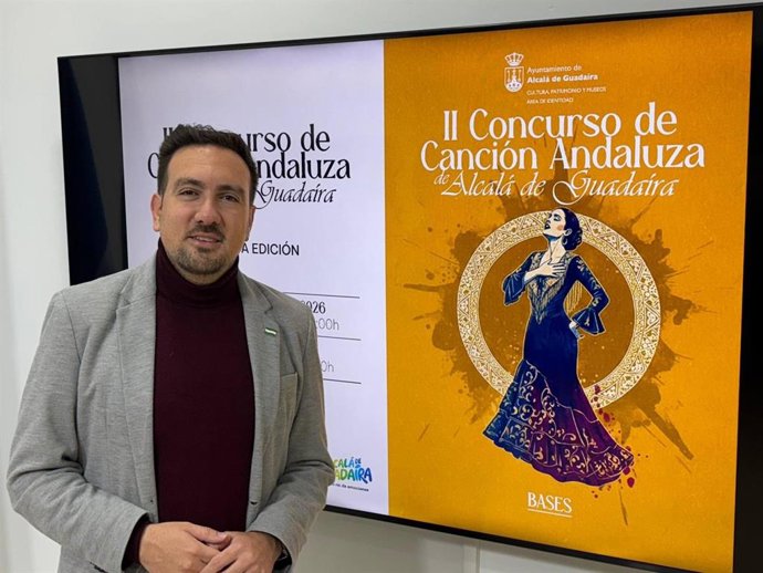 Cartel del II Concurso de Canción Andaluza de Alcalá de Guadaíra (Sevilla)
