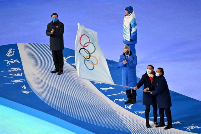 Archivo - Ceremonia de clausura de los Juegos Olímpicos de Invierno de Pekín 2022.