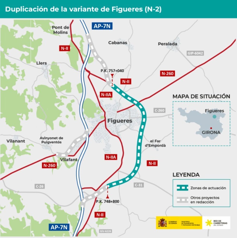 Archivo - Plano de la zona afectada por las obras.