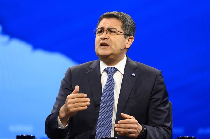 Archivo - Juan Orlando Hernández, expresidente de Honduras.