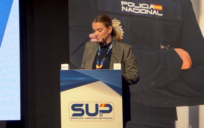 La presidenta del Govern, Marga Prohens, en el congreso nacional del SUP