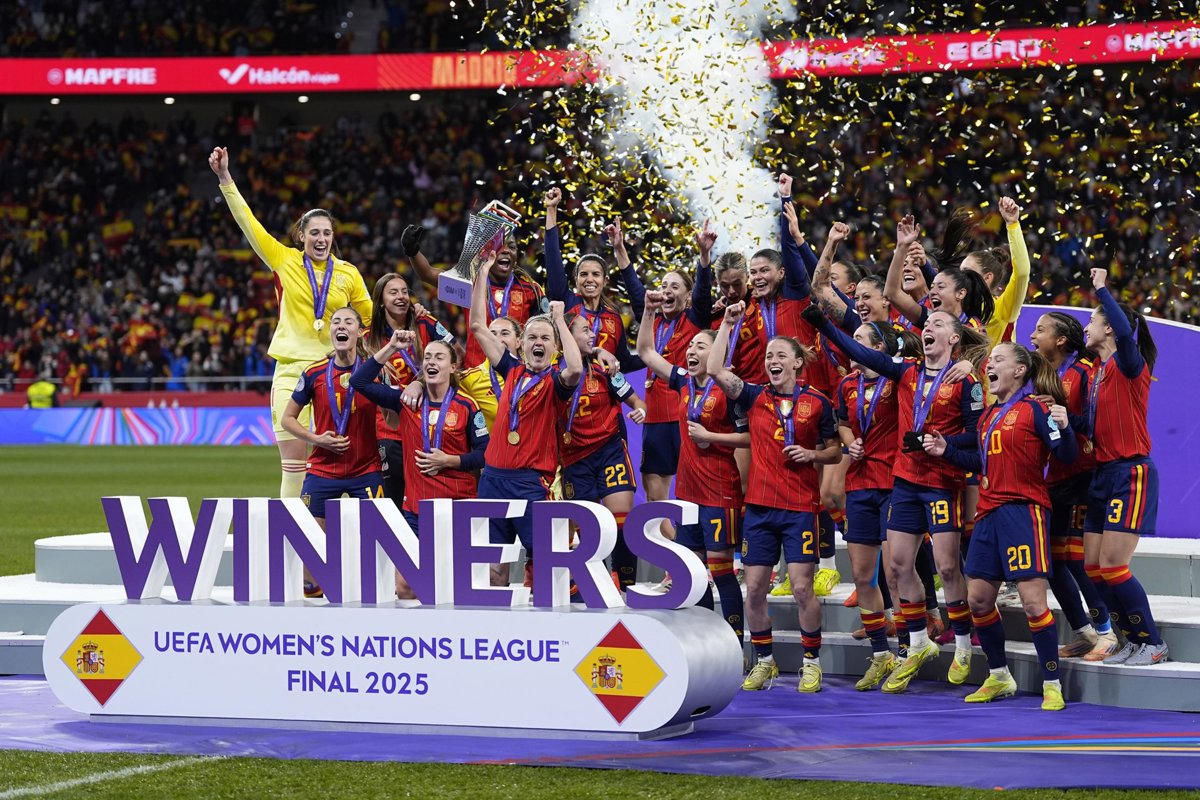 Spain defeats Germany (3-0) at the Metropolitano and wins the Nations League again