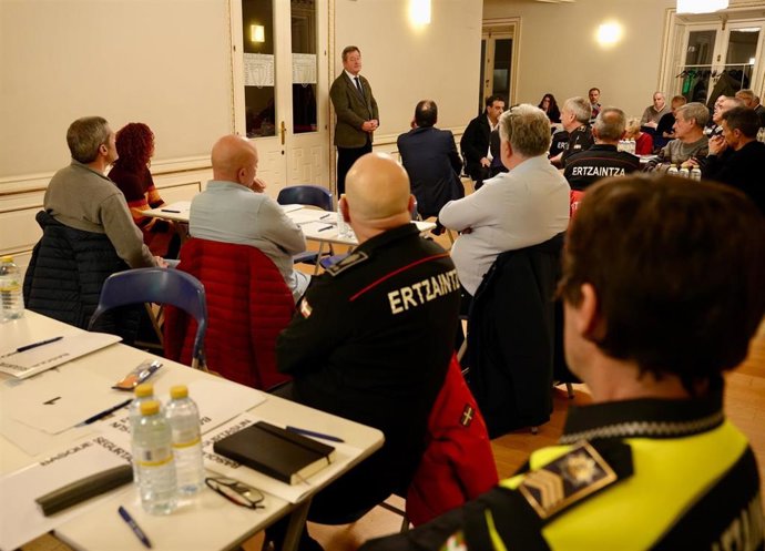 Undécima reunión del Basque Segurtasun Foroa en Santurtzi (Bizkaia)