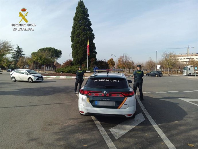 Vehículo de la Guardia Civil.