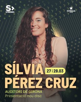Cartel promocional del concierto.