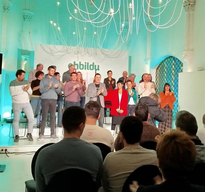 Acto político de EH Bildu con motivo del Día de Navarra