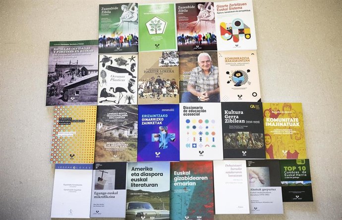 EHUk Durangoko Azokara eramango dituen argitalpenetako batzuk