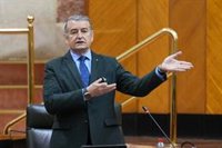 Sanz culpa a la ministra del "daño que pueda provocar" al SAS la huelga de cuatro días convocada por el Estatuto Marco