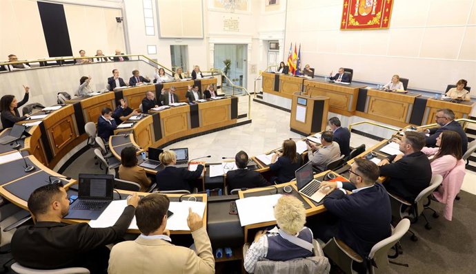 Imagen del pleno de noviembre de la Diputación de Alicante