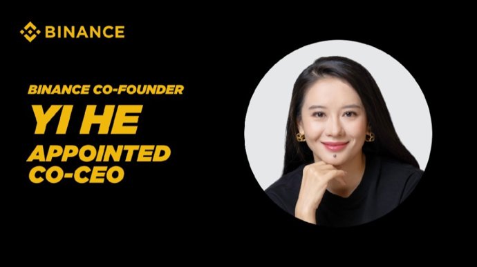 Yi He, nueva Co-CEO de Binance