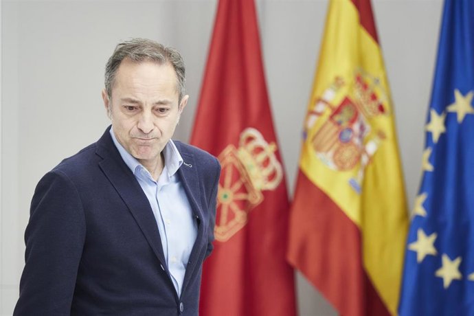 Archivo - El parlamentario de UPN Juan Luis Sánchez de Muniáin.