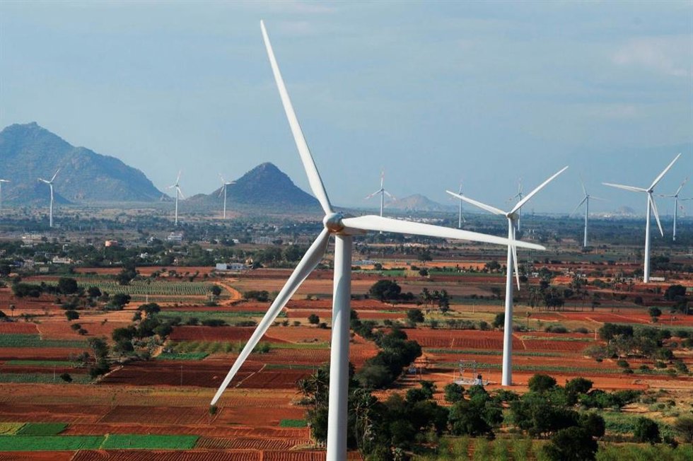 Archivo - Parque eólico de Siemens Gamesa en India