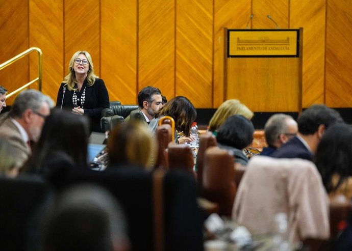 La consejera de Economía, Hacienda, Fondos Europeos y Diálogo Social, Carolina España.