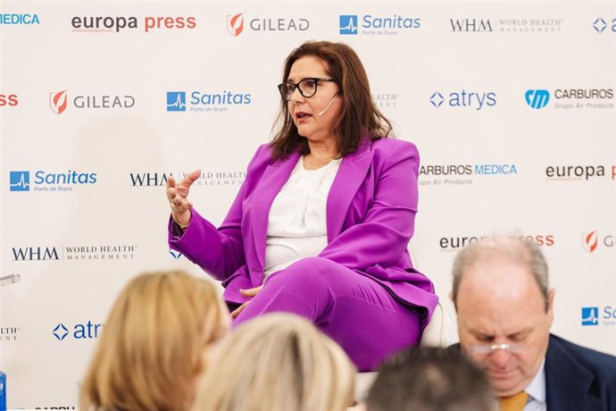 Archivo - La consellera de Salud, Manuela García.