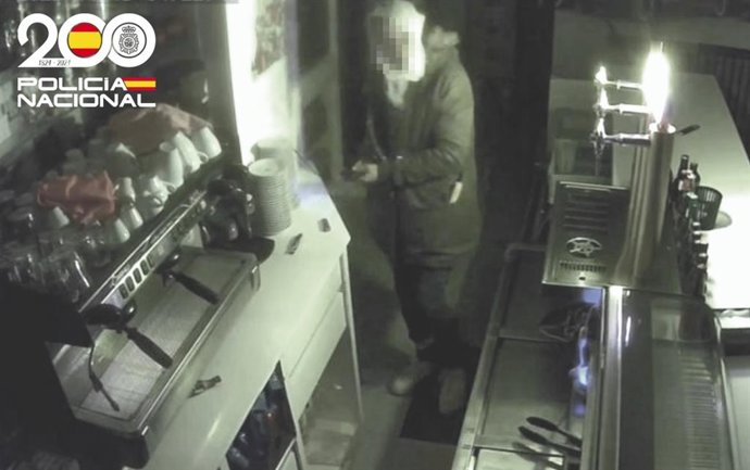 Imagen de uno de los robos cometidos en Burgos.