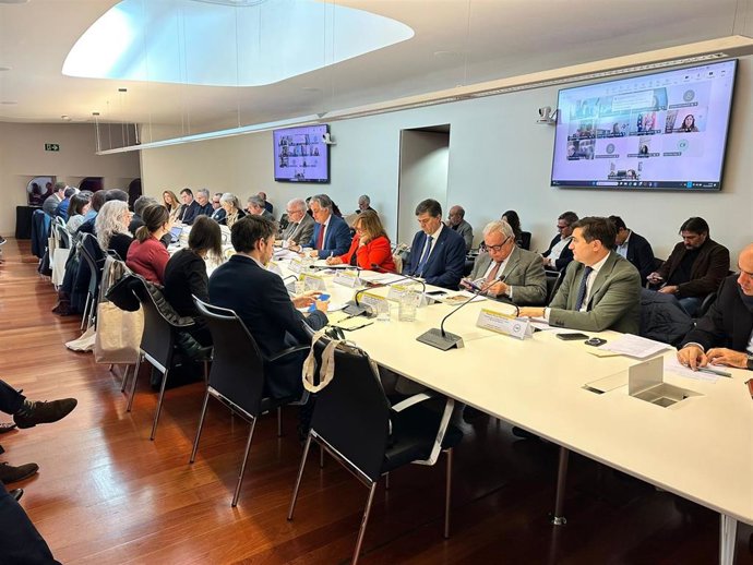 El conseller de Turismo, Cultura y Deportes, Jaume Bauzà, en la Conferencia Sectorial de Cultura celebrada este miércoles en Madrid.