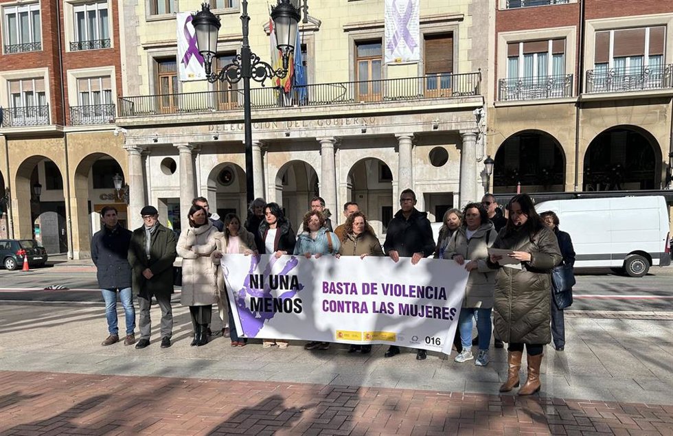 Concentración contra la violencia machista