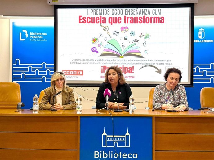 Presentación de los Premios Enseñanza C-LM a la Educación Inclusiva y Transformadora de CCOO.