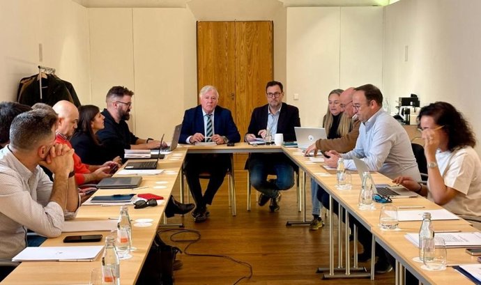 El conseller de Turismo del Consell de Mallorca, José Marcial Rodríguez, en la presentación del plan estratégico de la Fundació Turisme Responsable de Mallorca