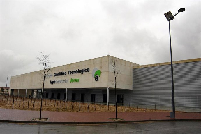 Vista del edificio del Parque Tecnológico Agroalimentario (PTA) en Jerez de la Frontera (Cádiz).