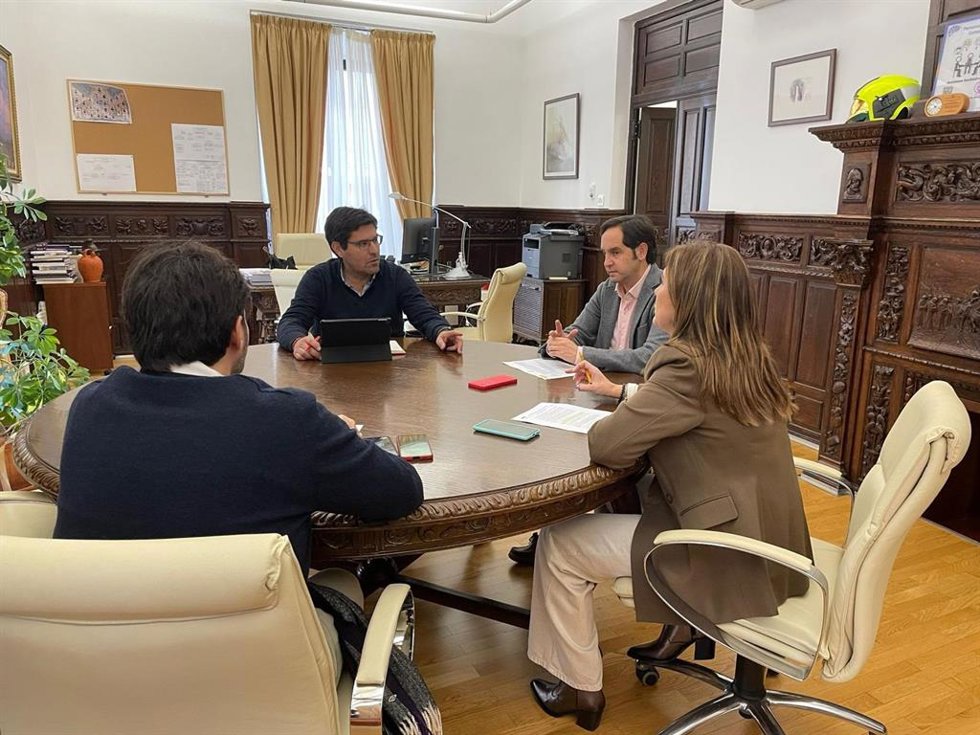 Reunión de los responsables de Recursos Humanos de la Diputación de Badajoz.