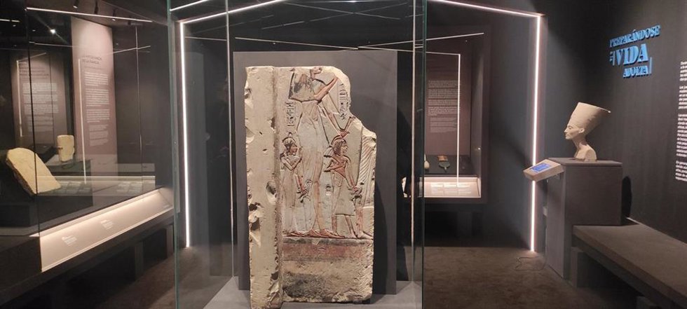 La Sala Vimcorsa acoge la exposición 'El despertar a la vida. Infancia y Adolescencia en el Antiguo Egipto'.