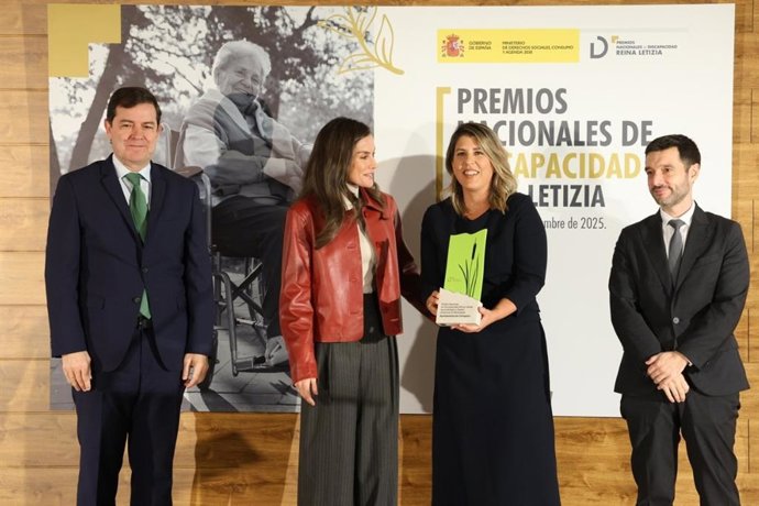 La Reina Letizia entrega el Premio Nacional de Discapacidad al Ayuntamiento de Cartagena por el plan 'Cartagena Inclusiva'