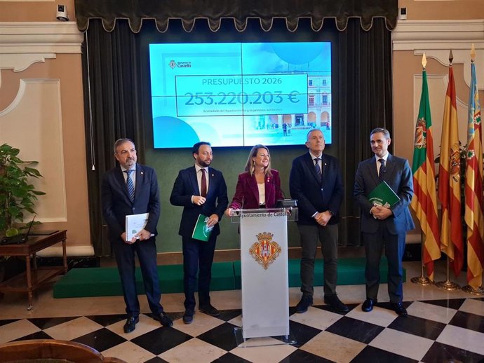 Presentación de los presupuestos municipales para 2026