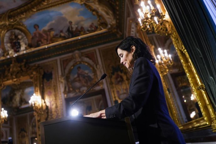 La presidenta de la Comunidad de Madrid, Isabel Díaz Ayuso, ha participado hoy en el Encuentro Club Cámara, organizado por la Cámara de Comercio de Madrid