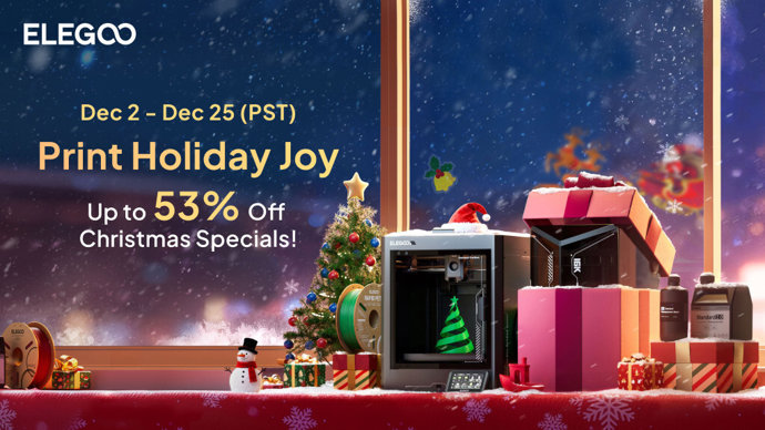 ELEGOO Christmas Special Offer up to 53% off