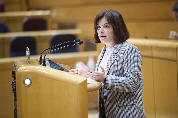 Archivo - La senadora de ERC Sara Bailac interviene durante un pleno en el Senado, a 1 de octubre de 2025, en Madrid (España). 