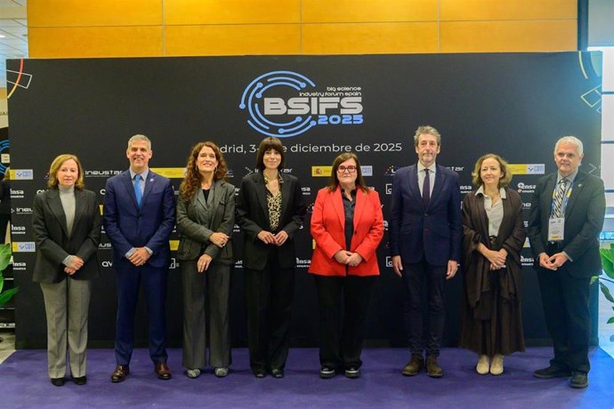 La ministra de Ciencia, Innovación y Universidades, Diana Morant, ha inaugurado hoy en el Centro de Convenciones Norte de Ifema (Madrid) la primera edición del Big Science Industry Forum Spain 2025