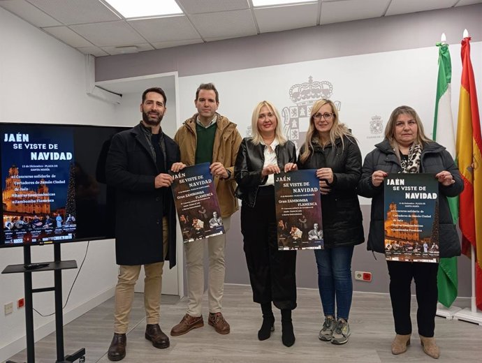 Presentación de la actividad 'Jaén se viste de Navidad'.