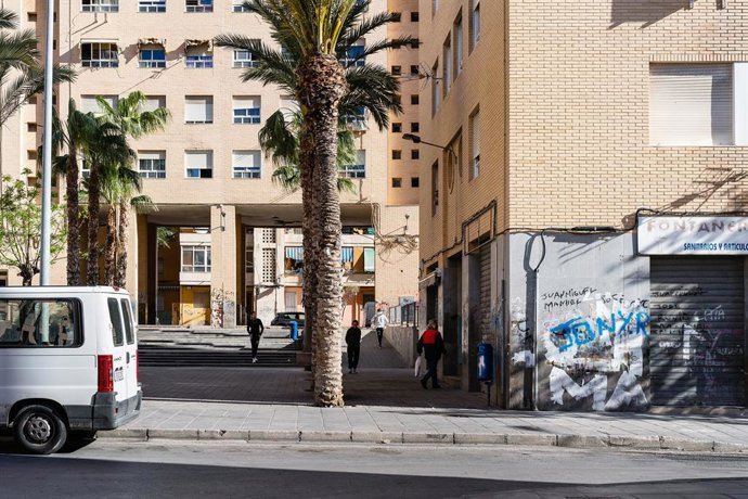 Archivo - Arxiu - Habitatges públics en una imatge d'arxiu