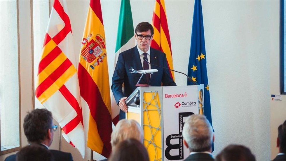 Illa en la presentación del nuevo vuelo directo entre Barcelona y Ciudad de México