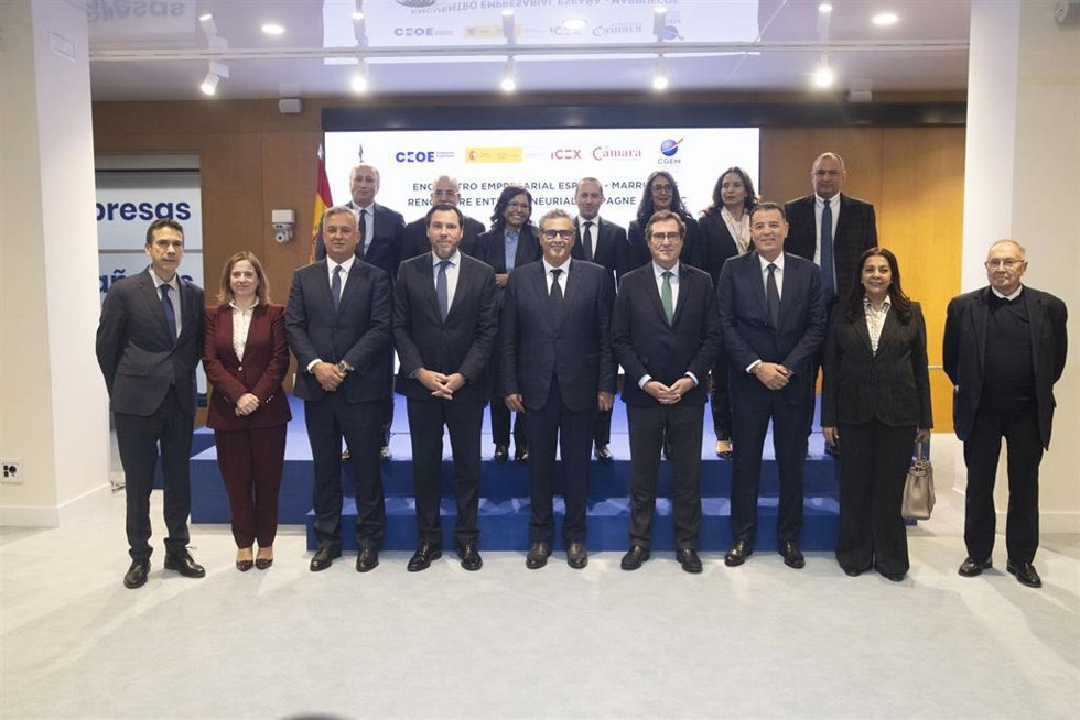 Empresarios españoles y marroquíes se comprometen a cooperar en la gestión del agua, movilidad y en energía.