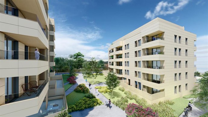 Archivo - Infografía de la nueva promoción de vivienda en Mungia (Bizkaia)