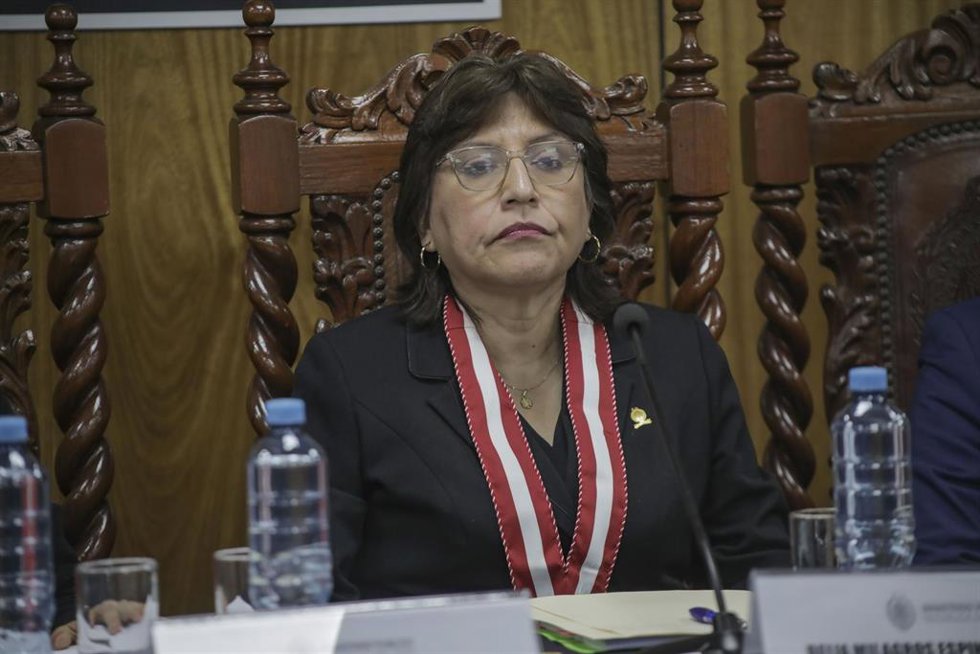 Archivo - La fiscal de Perú, Delia Espinoza, suspendida desde septiembre de 2025
