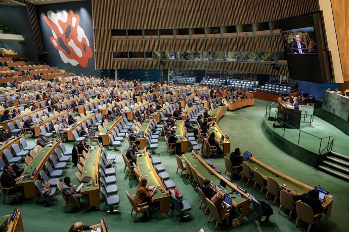 Archivo - Arquivo - Imagem de arquivo da Assembleia Geral das Nações Unidas.