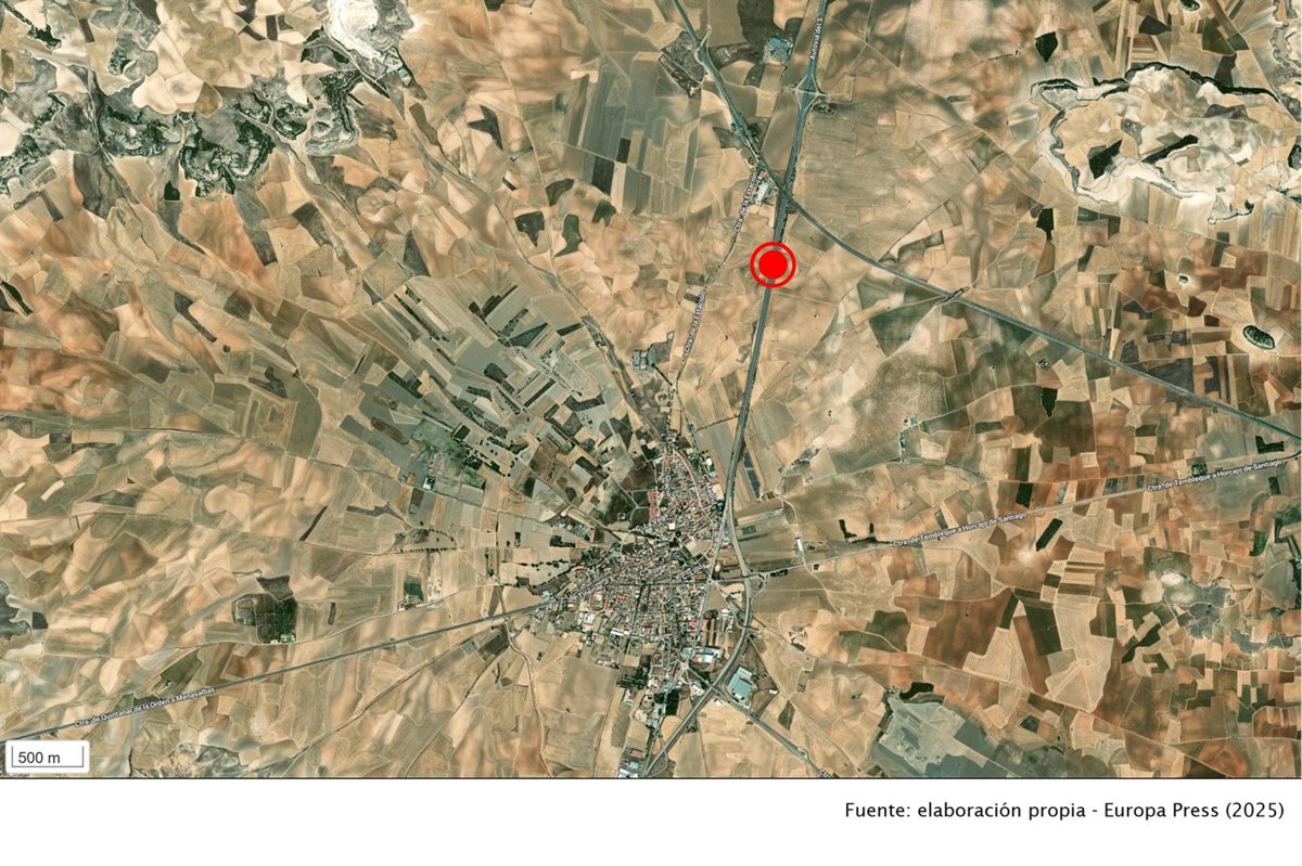 Un accidente en Tembleque obliga a cortar el tráfico rodado en la A-4 en dirección Andalucía