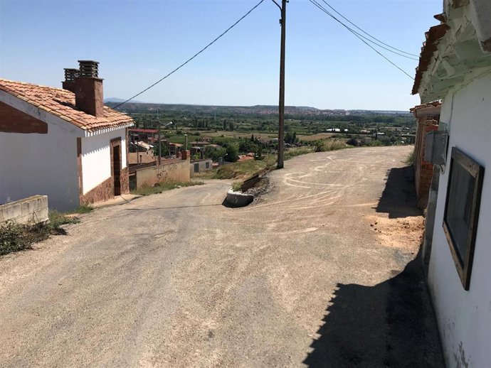 Calle Garnacha del Barrio de Bodegas de Lardero