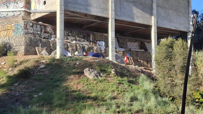 Assentament del carrer Pirineus a Barcelona