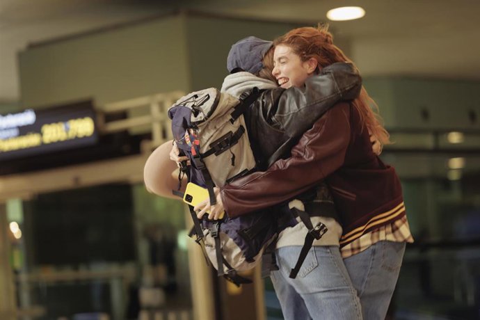 Imagen de la campaña de Navidad de Vueling.