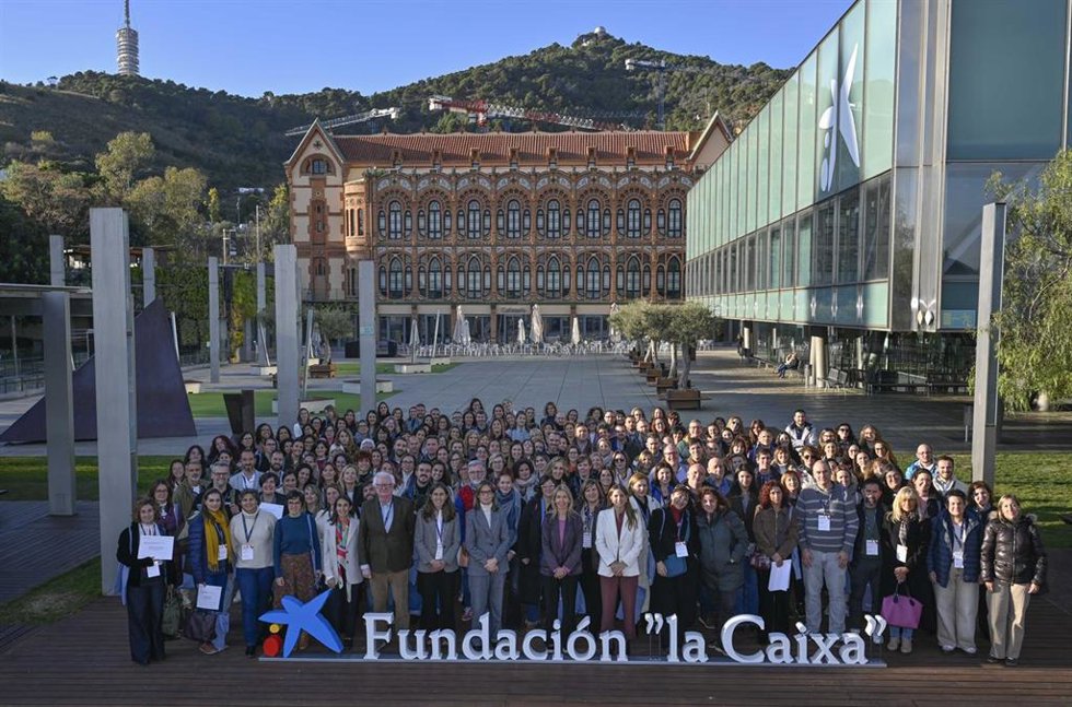 Representantes de los centros beneficiados por las ayuudas