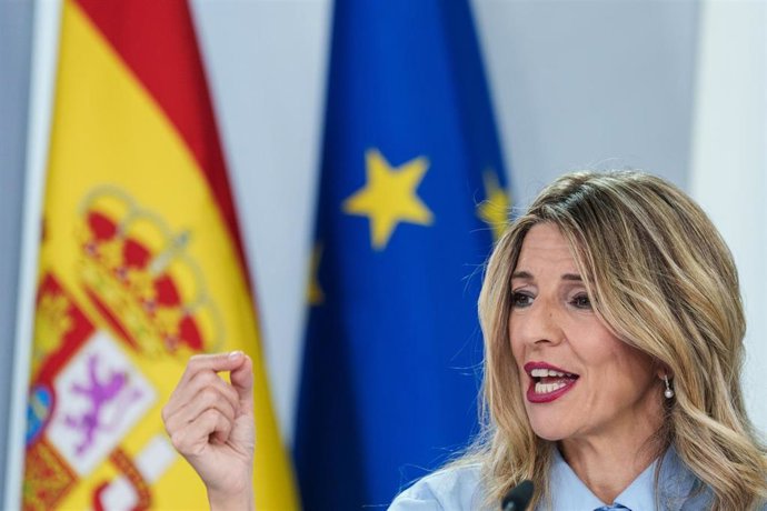 La vicepresidenta segunda y ministra de Trabajo y Economía Social, Yolanda Díaz