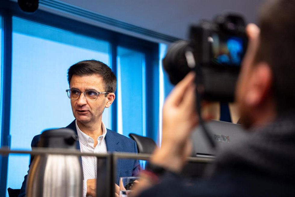 Archivo - El presidente de RTVE, José Pablo López, comparece durante la Comisión Mixta de Control Parlamentario de la Corporación RTVE y sus Sociedades, en el Congreso de los Diputados, a 29 de mayo de 2025, en Madrid (España). Durante la comisión, ha i