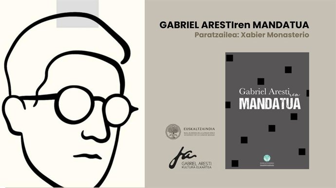Euskaltzaindiak 'Gabriel Arestiren Mandatua' aurkeztuko du Durangoko Azokan