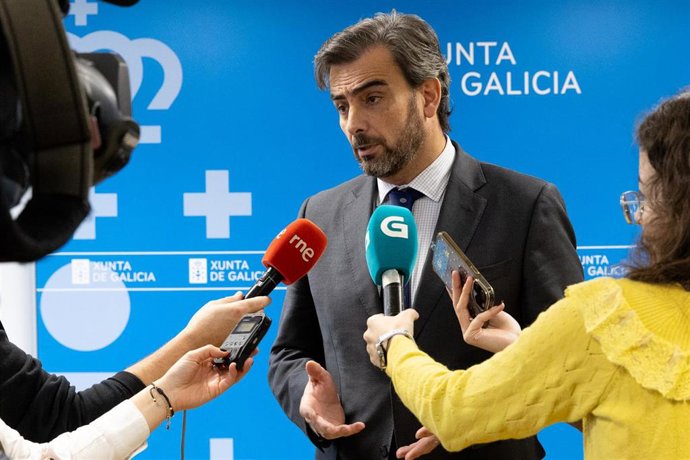 Diego Calvo, en declaraciones a los medios.