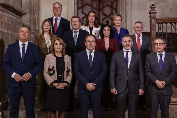 Primer pleno del Consell de Juanfran Pérez Llorca